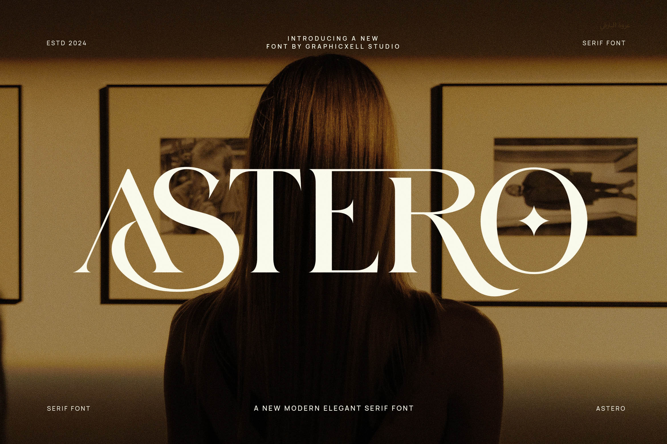 Astero Elegant Serif Font - By Graphicxell